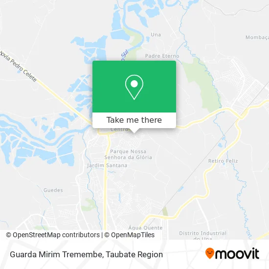 Guarda Mirim Tremembe map