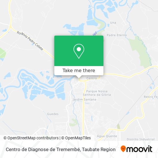 Centro de Diagnose de Tremembé map