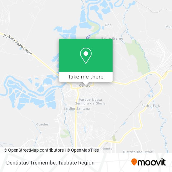 Dentistas Tremembé map