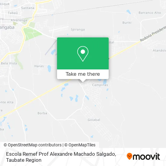 Escola Remef Prof Alexandre Machado Salgado map