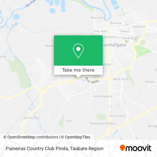 Paineiras Country Club Pinda map