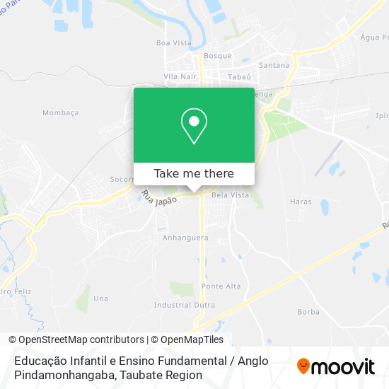 Educação Infantil e Ensino Fundamental / Anglo Pindamonhangaba map