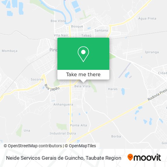 Mapa Neide Servicos Gerais de Guincho