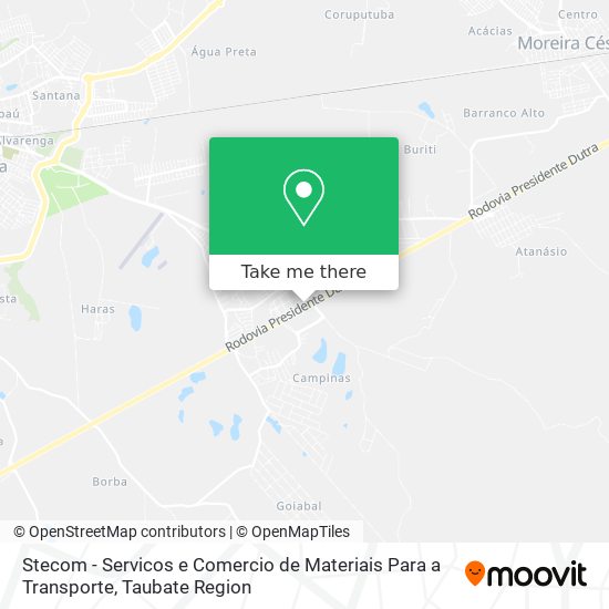 Stecom - Servicos e Comercio de Materiais Para a Transporte map