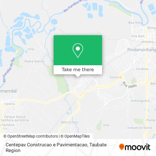 Centepav Construcao e Pavimentacao map
