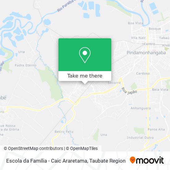 Escola da Família - Caic Araretama map