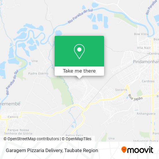 Garagem Pizzaria Delivery map