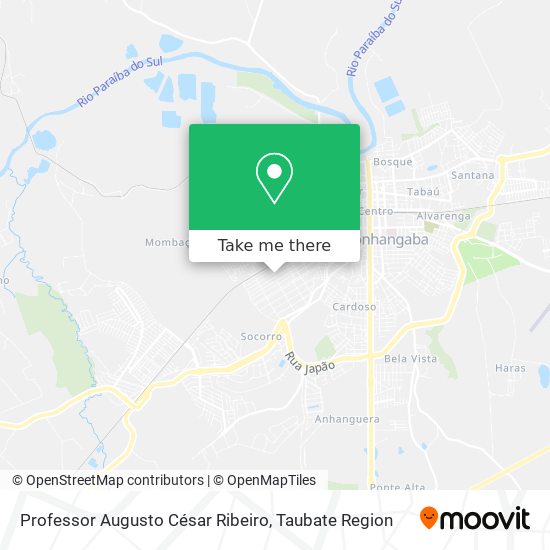 Professor Augusto César Ribeiro map