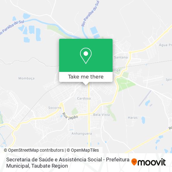 Secretaria de Saúde e Assistência Social - Prefeitura Municipal map