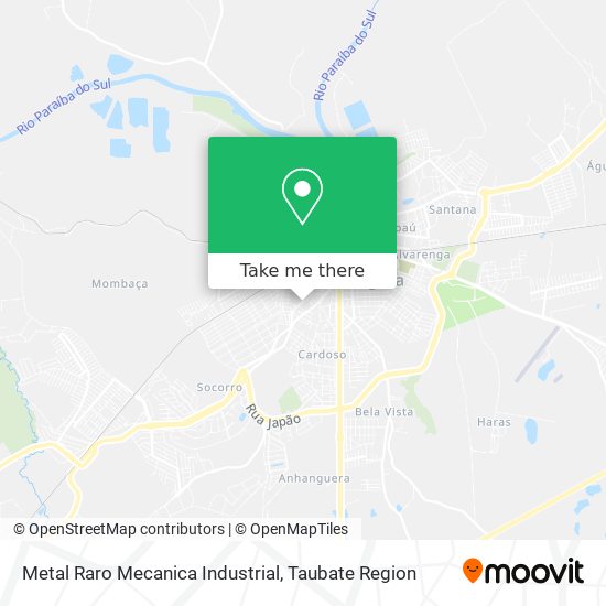 Metal Raro Mecanica Industrial map