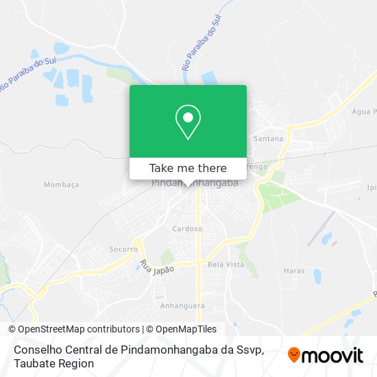 Conselho Central de Pindamonhangaba da Ssvp map