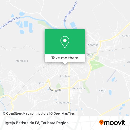 Igreja Batista da Fé map