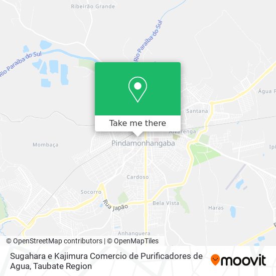 Sugahara e Kajimura Comercio de Purificadores de Agua map