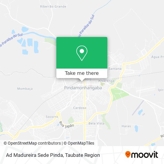 Ad Madureira Sede Pinda map