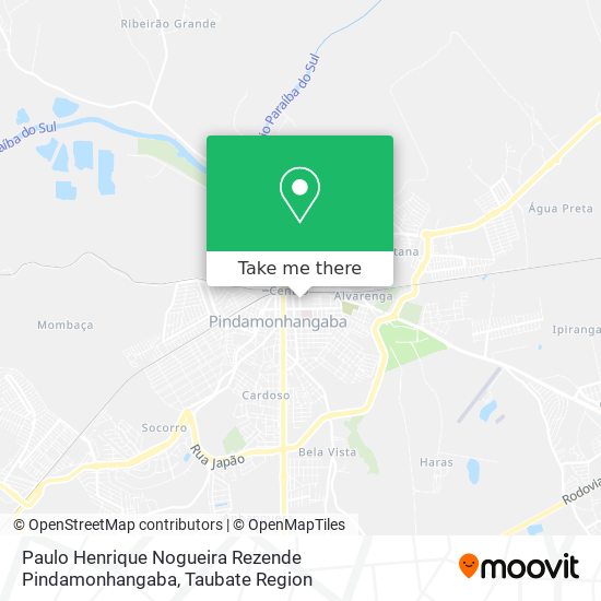 Paulo Henrique Nogueira Rezende Pindamonhangaba map