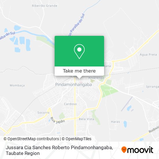 Jussara Cia Sanches Roberto Pindamonhangaba map