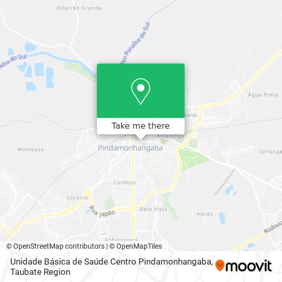 Unidade Básica de Saúde Centro Pindamonhangaba map