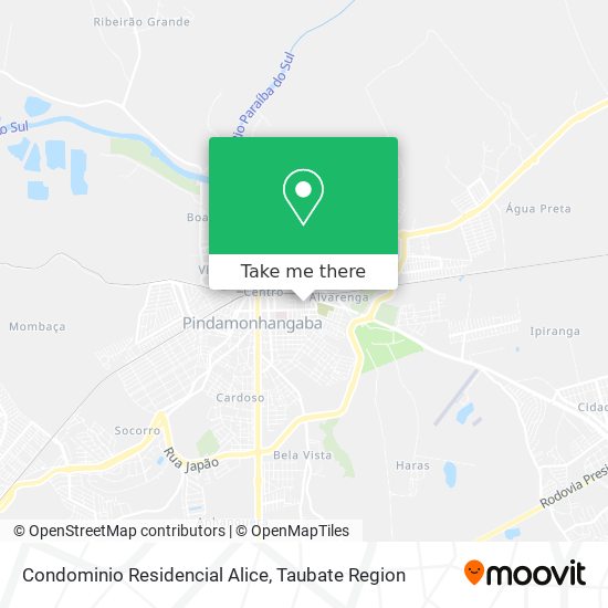 Condominio Residencial Alice map