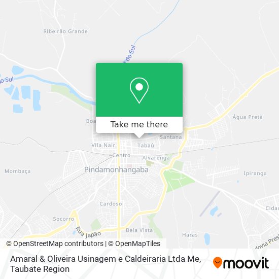 Amaral & Oliveira Usinagem e Caldeiraria Ltda Me map