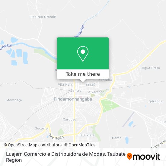 Luajem Comercio e Distribuidora de Modas map