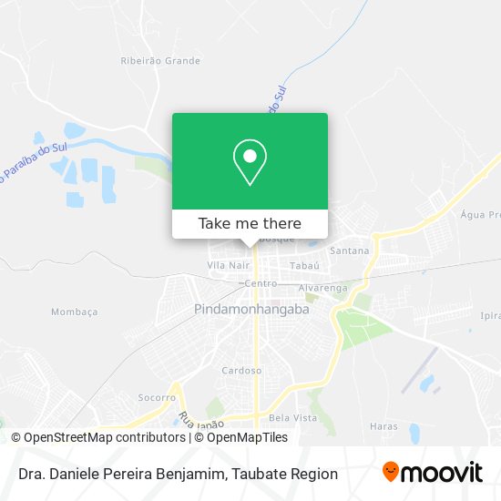 Dra. Daniele Pereira Benjamim map