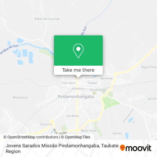 Jovens Sarados Missão Pindamonhangaba map