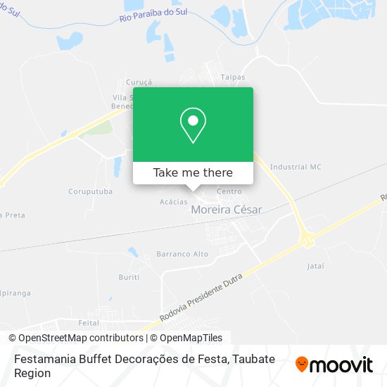 Festamania Buffet Decorações de Festa map