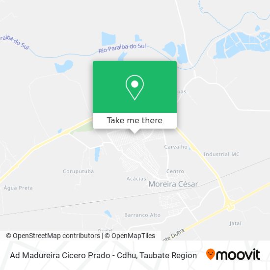 Ad Madureira Cicero Prado - Cdhu map