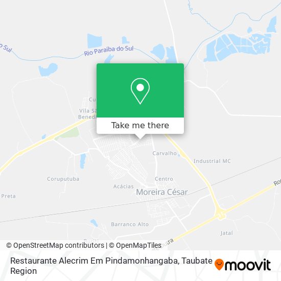 Restaurante Alecrim Em Pindamonhangaba map