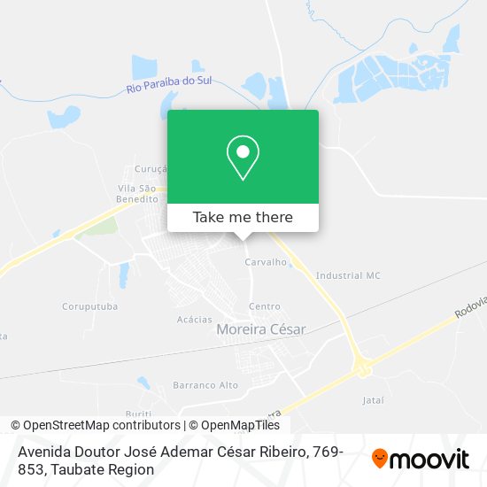 Avenida Doutor José Ademar César Ribeiro, 769-853 map