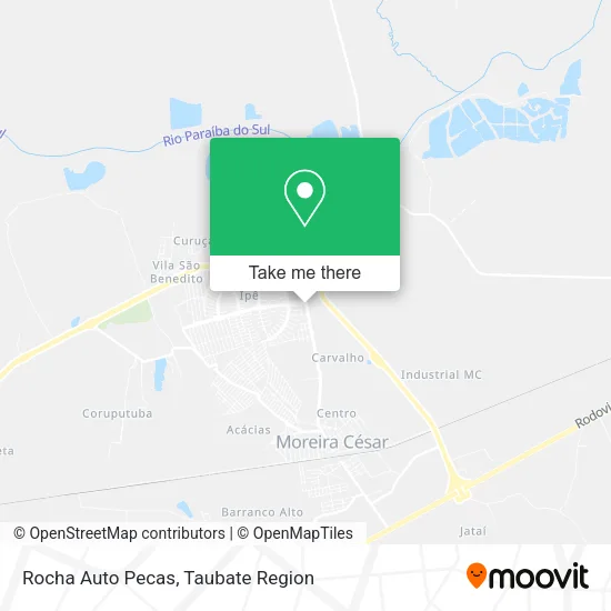 Rocha Auto Pecas map