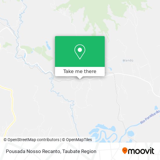 Pousada Nosso Recanto map