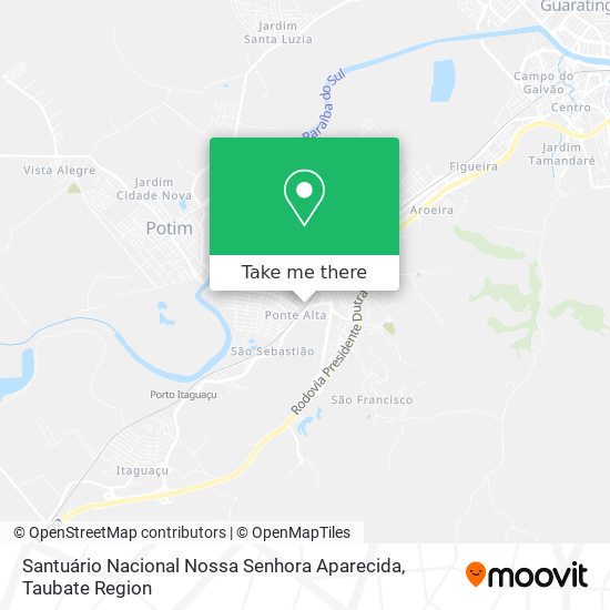 Santuário Nacional Nossa Senhora Aparecida map