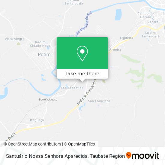 Santuário Nossa Senhora Aparecida map