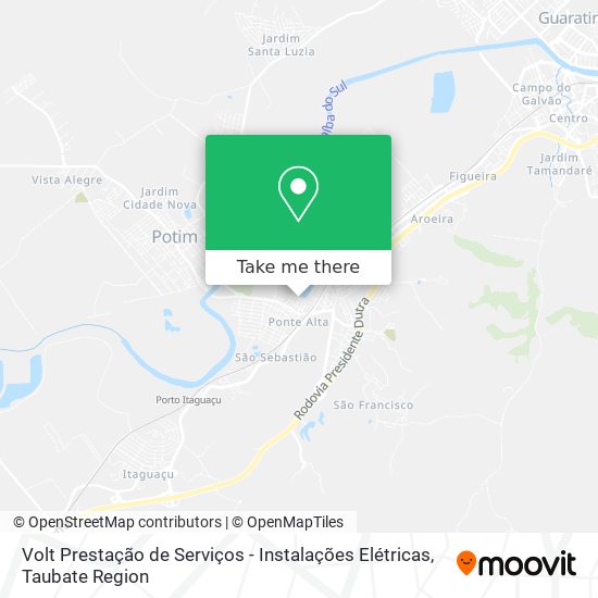 Volt Prestação de Serviços - Instalações Elétricas map