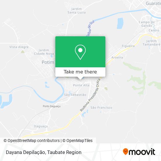 Dayana Depilação map