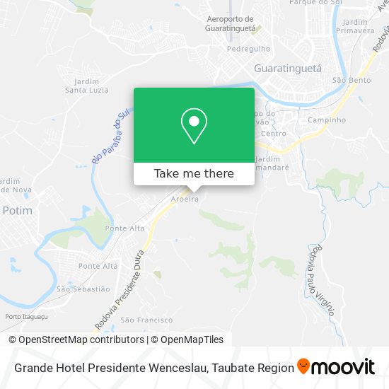 Grande Hotel Presidente Wenceslau map