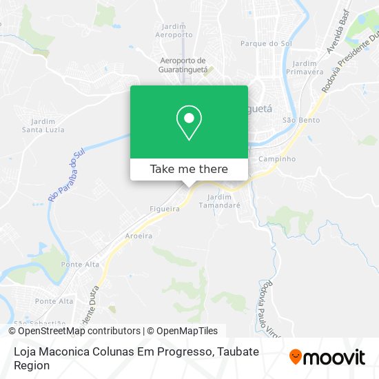 Loja Maconica Colunas Em Progresso map
