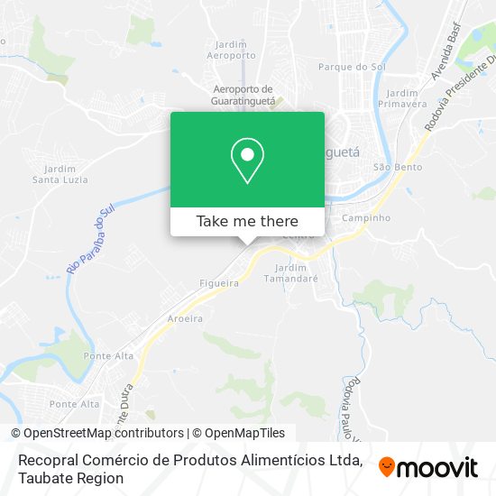Recopral Comércio de Produtos Alimentícios Ltda map
