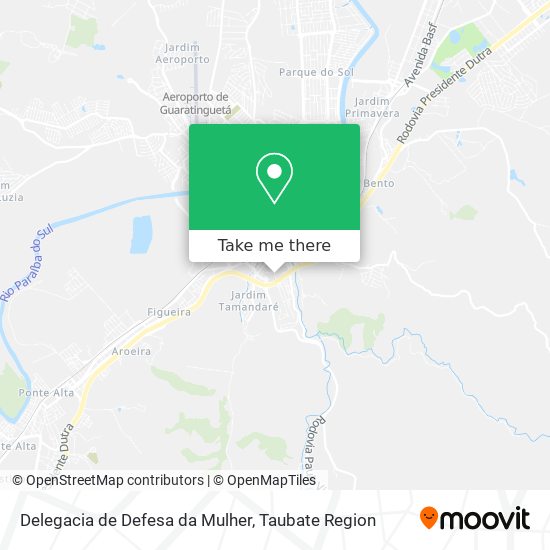Delegacia de Defesa da Mulher map