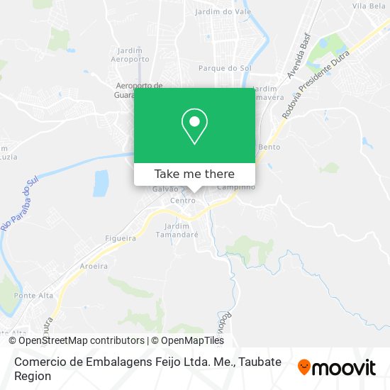 Comercio de Embalagens Feijo Ltda. Me. map