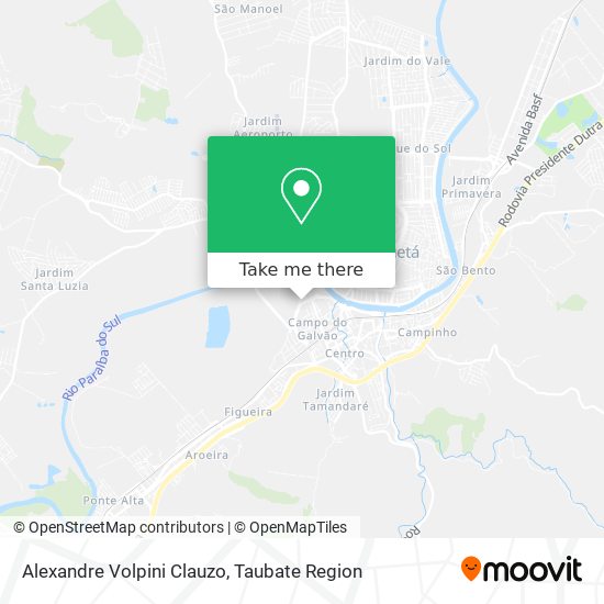 Alexandre Volpini Clauzo map
