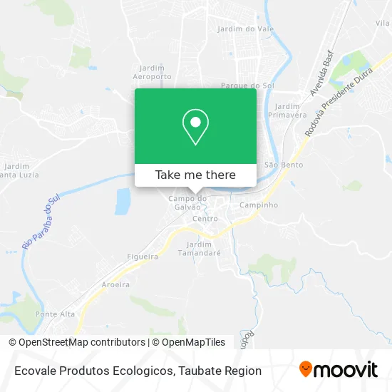 Ecovale Produtos Ecologicos map