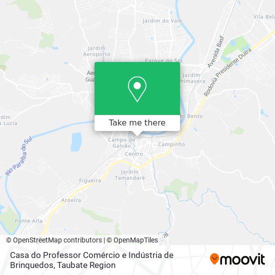 Casa do Professor Comércio e Indústria de Brinquedos map