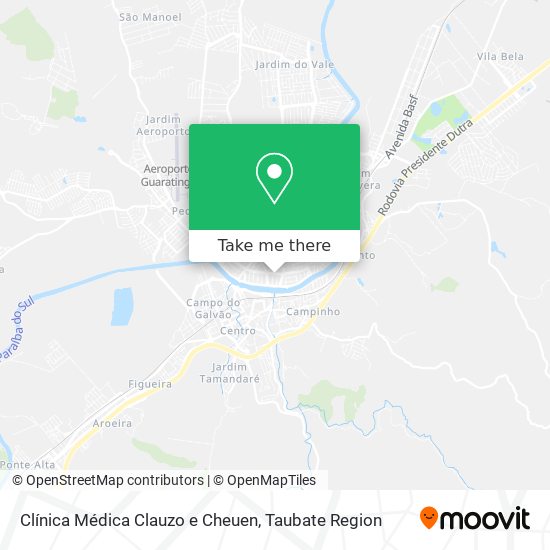 Clínica Médica Clauzo e Cheuen map