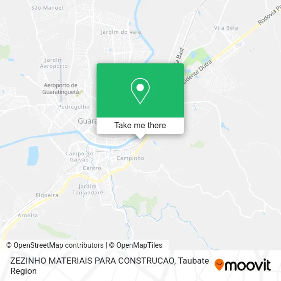 ZEZINHO MATERIAIS PARA CONSTRUCAO map