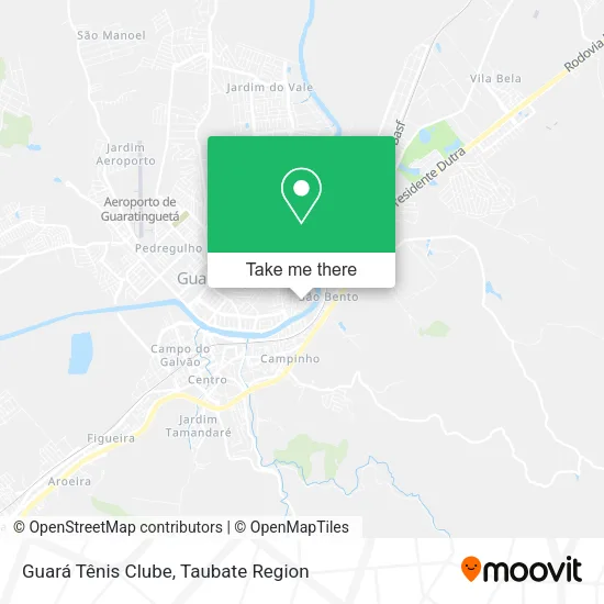 Guará Tênis Clube map