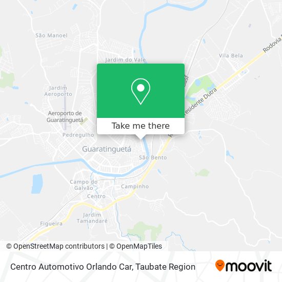 Centro Automotivo Orlando Car map