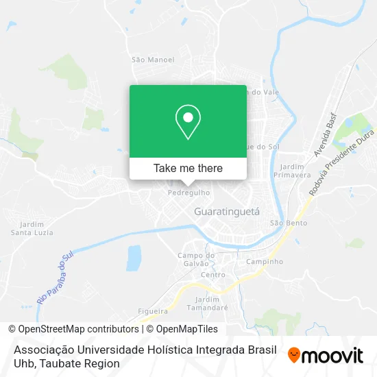 Associação Universidade Holística Integrada Brasil Uhb map