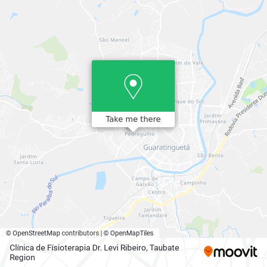 Clínica de Físioterapia Dr. Levi Ribeiro map